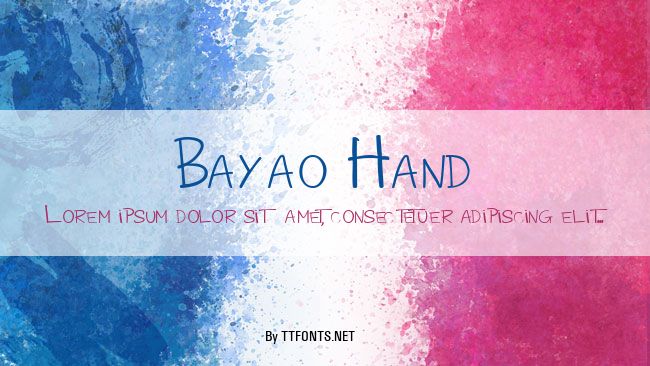 Bayao Hand example